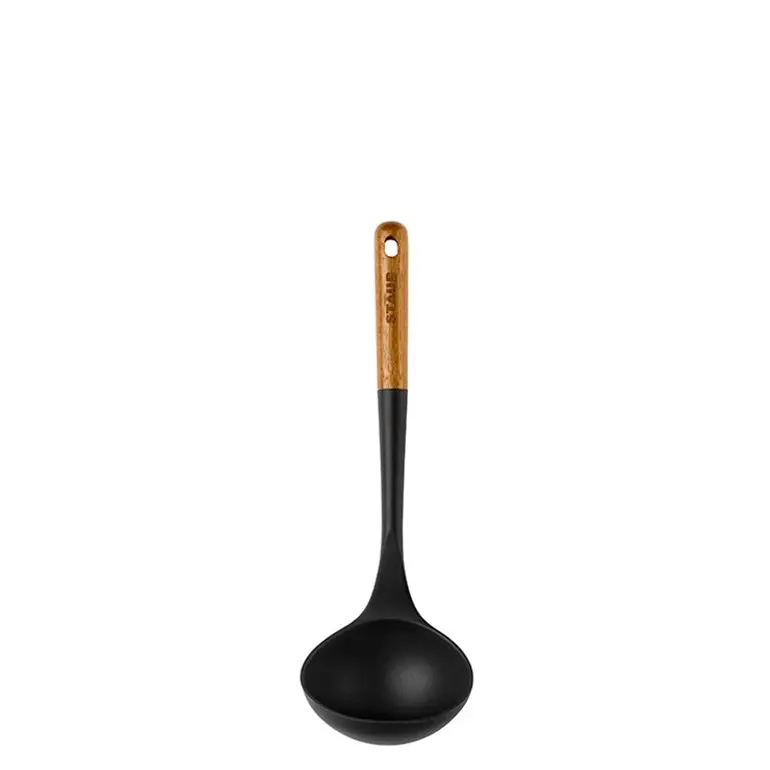 Ergonomic Silicone Soup Ladle With Hanging Hook 1