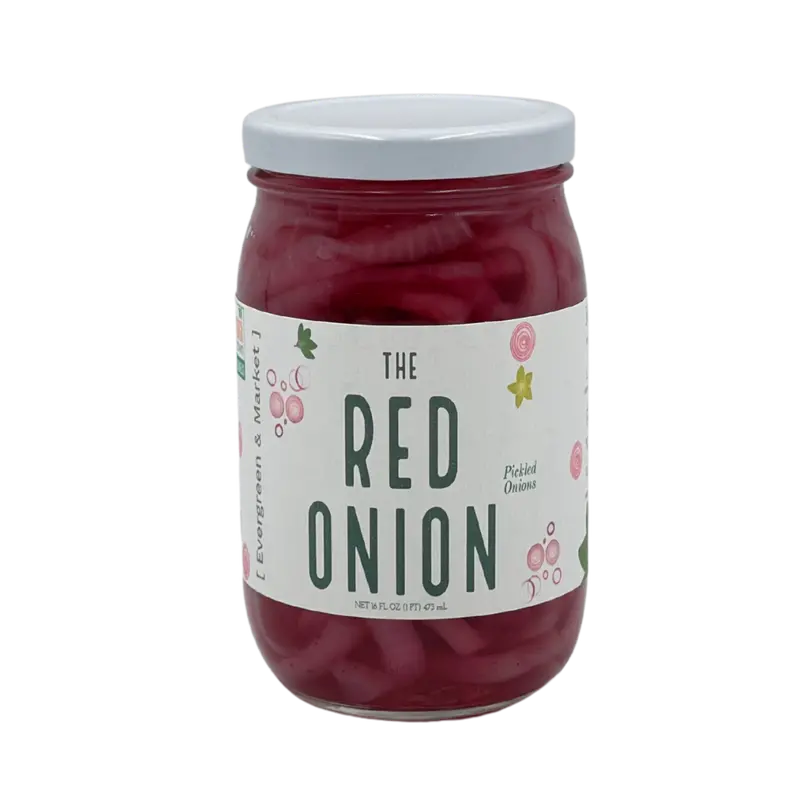 Evergreen & Market Pickled Red Onions 1