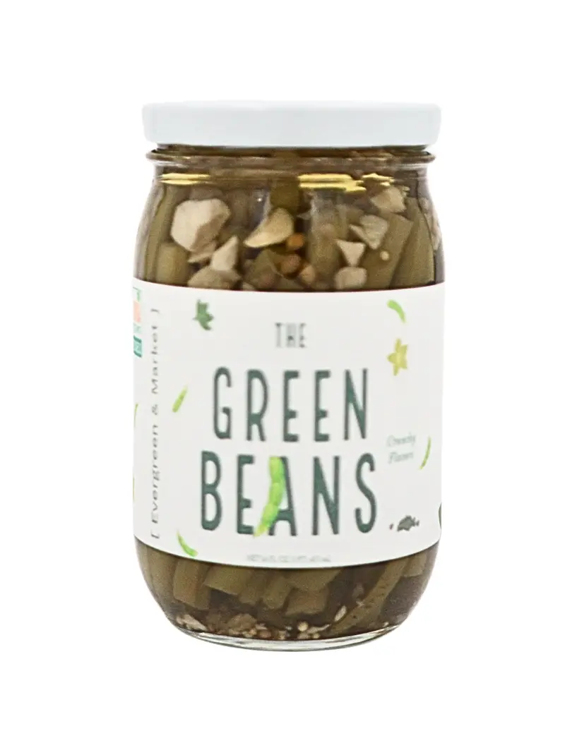 Evergreen & Market Spicy Pickled Green Beans 1