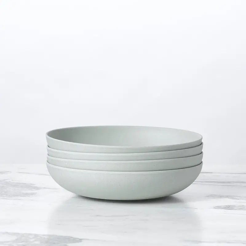 Fable New York Bamboo Low Bowl – Glass Slipper Pattern 1