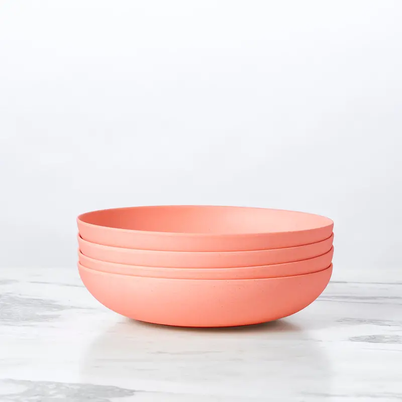Fable New York Bamboo Low Bowl Set Of 4 – Sunsets Design 1