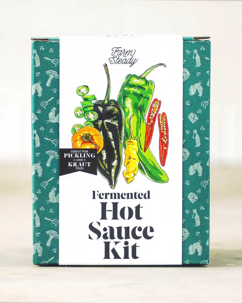 Farmsteady Fermented Hot Sauce Making Kit For Homemade Chili Condiments 1