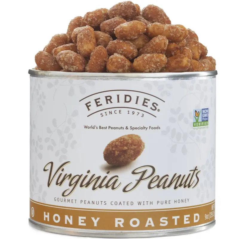 Feridies Honey-Roasted Virginia Peanuts, 9 Oz Bag 1