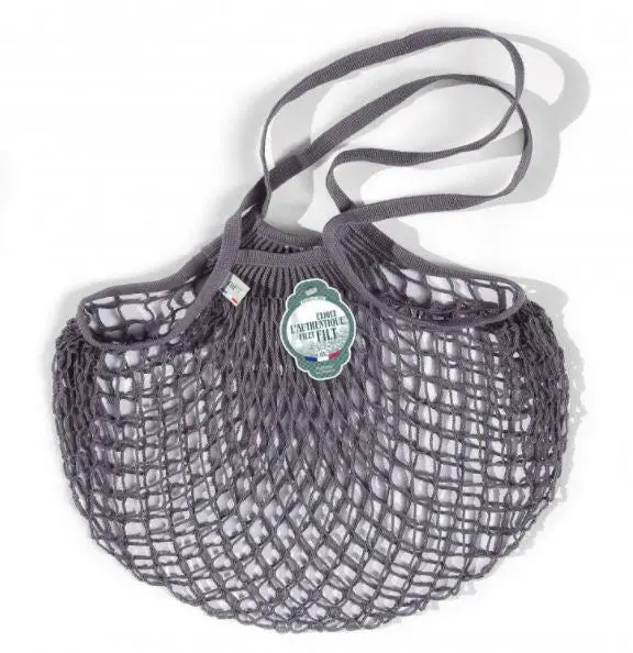 Filt Dark Grey French Market Tote Bag – Sleek Foldable Reusable Carryall 1