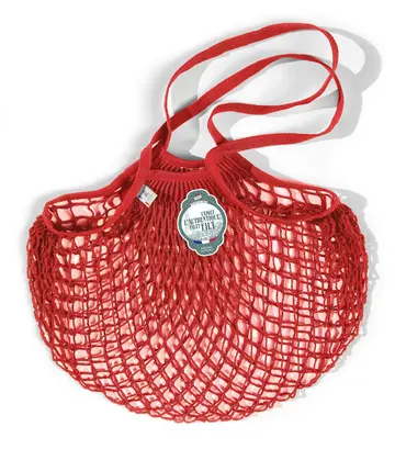 Filt Red French Market Tote Bag – Vibrant Durable Reusable Shopping Bag 1