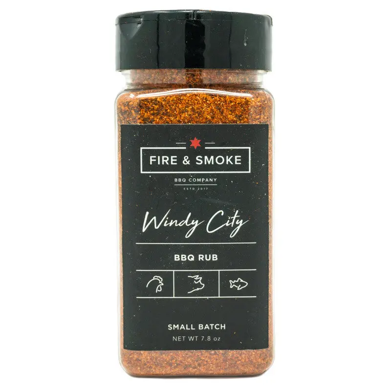 Fire & Smoke Windy City Rub – 7.8 Oz Chicago-Style Dry Rub 1