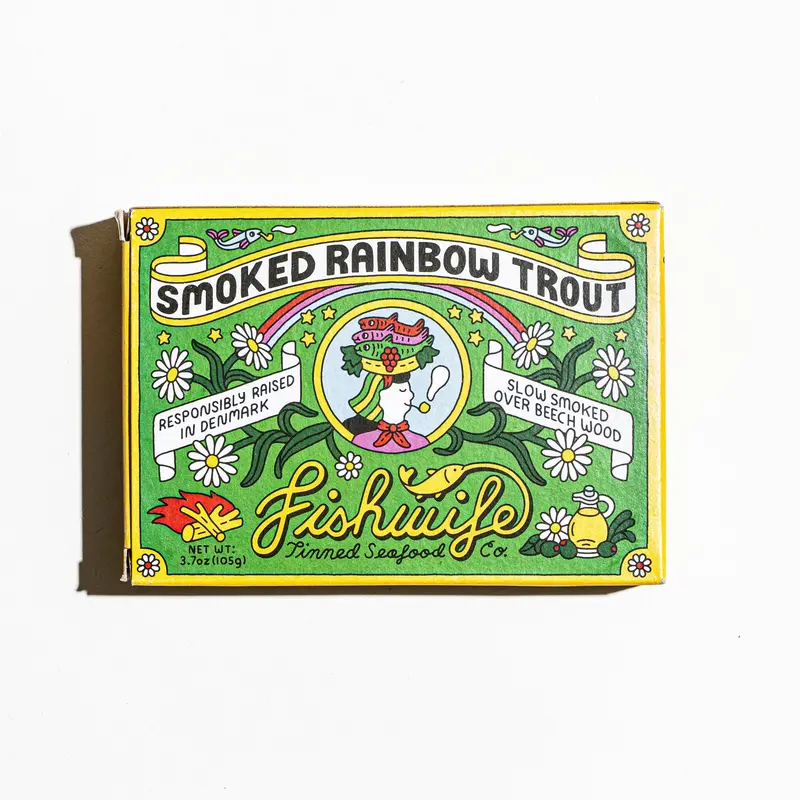 Fishwife Smoked Rainbow Trout, Shelf-Stable Seafood 1