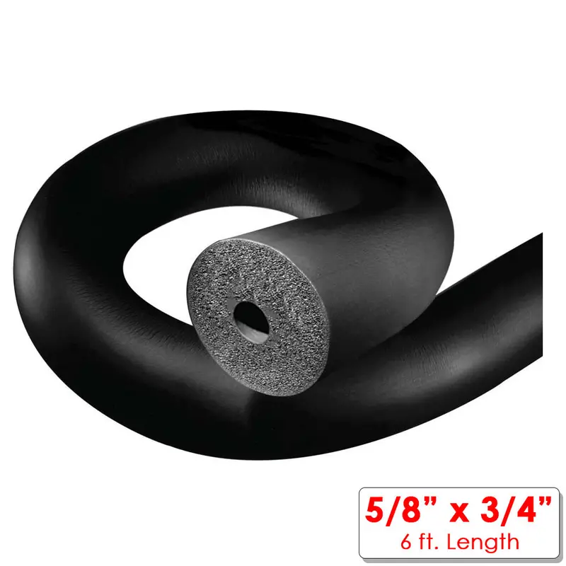 Flexible Foam Insulation Sleeve For Refrigerant Pipes 1