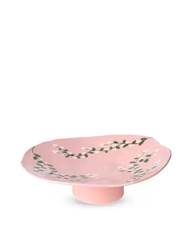 Floral-Inspired Dish On Stand 1