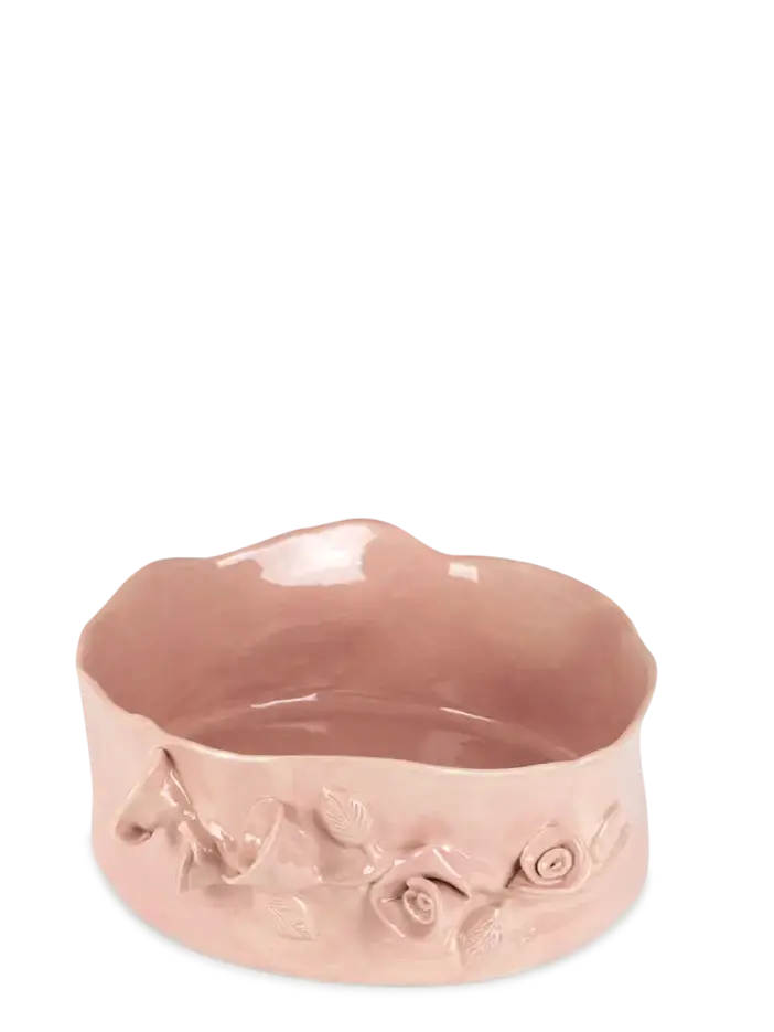 Flower Craft Ceramic Round Salad Bowl 1