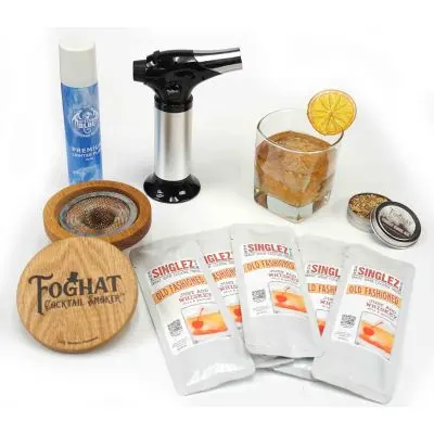 Foghat Smoked Old Fashioned Kit – Craft Cocktail Set With 5 Mixes 1