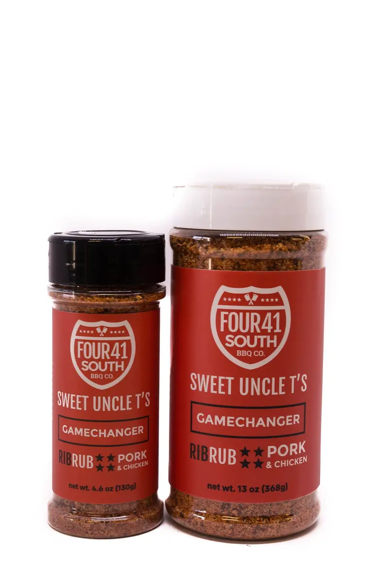 Four 41 South Sweet Uncle T’S Gamechanger Rib Rub For Pork & Chicken 1
