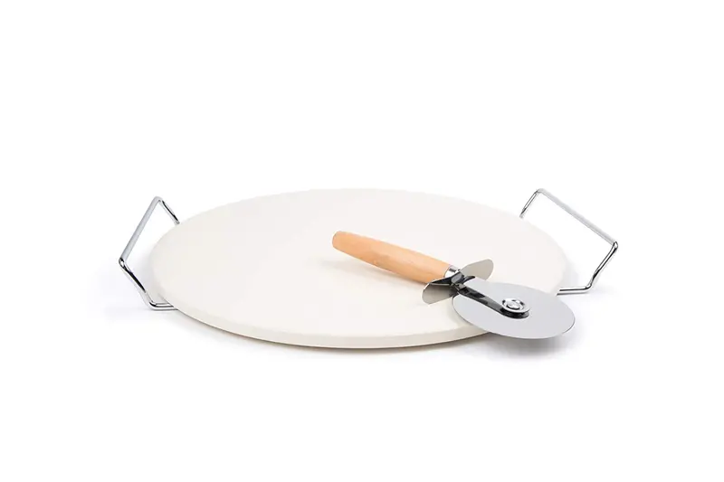 Fox Run 12.5-Inch Ceramic Pizza Stone Baking Tray 1