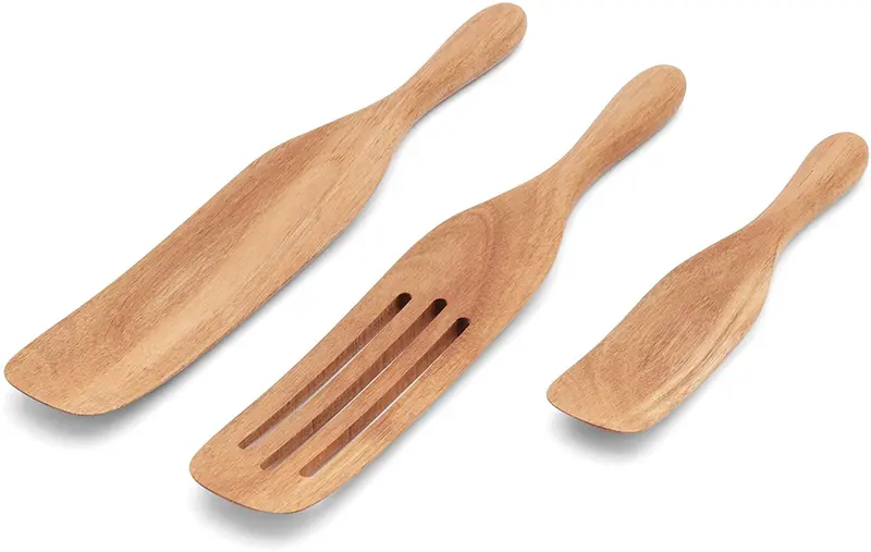 Fox Run Acacia Wood Spurtle Cooking Utensil Set 1