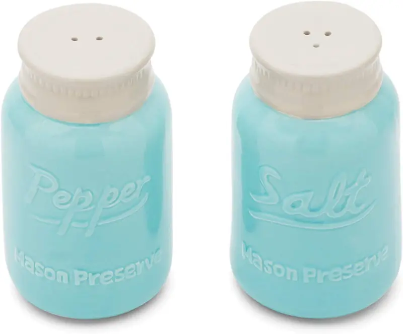 Fox Run Mason Jar Salt & Pepper Shakers Set 1