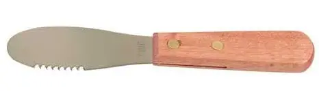 Fox Run Wooden-Handle Spreader – 5.75-Inch Stainless Steel Butter & Frosting Tool 1