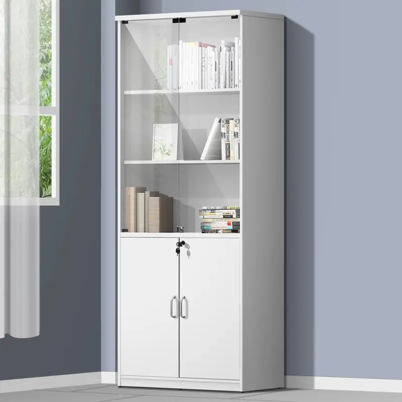 Freestanding Cabinet With Concealed Door Storage 1