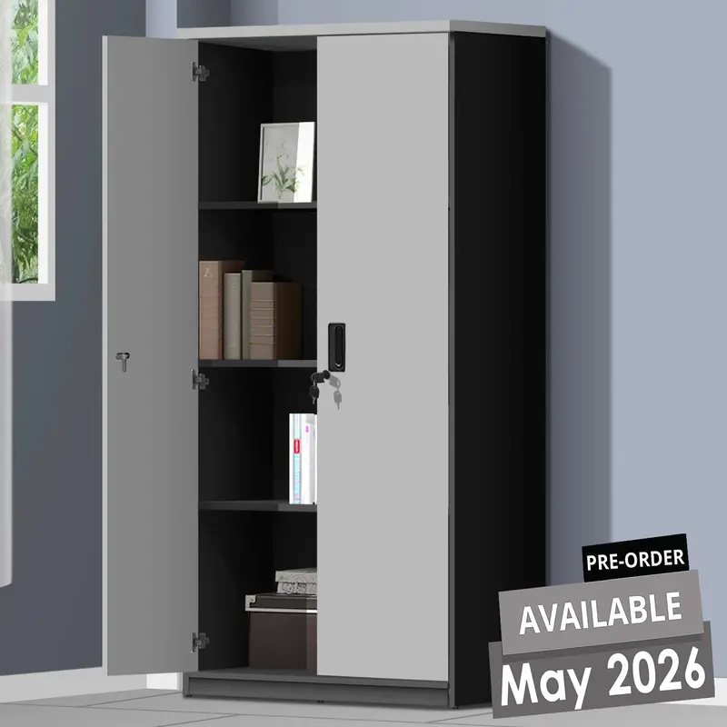 Freestanding Storage Cabinet With Doors 1