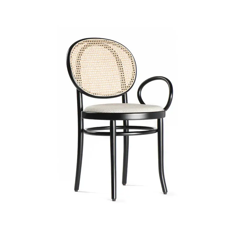 Front Black-And-White Artistic Lounge Chair 1