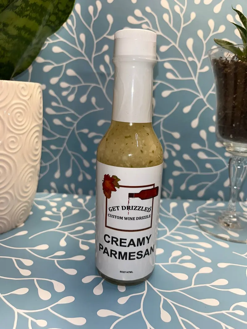 Get Drizzled Creamy Parmesan & White Wine Gourmet Drizzle 1
