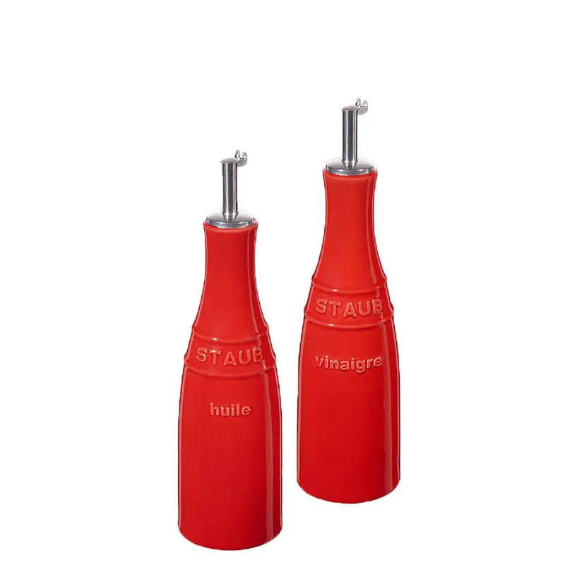 Glass Oil & Vinegar Dispenser Set – 2-Bottle Combo 1