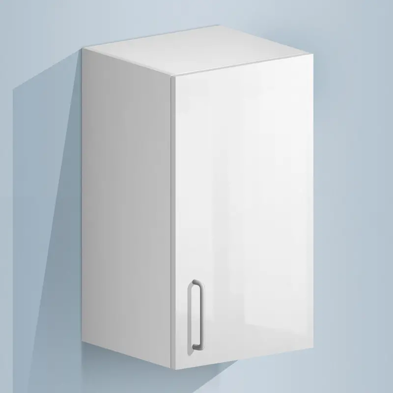 Glossy Pet-Finish Wall-Mount Cabinet For Modern Interiors 1