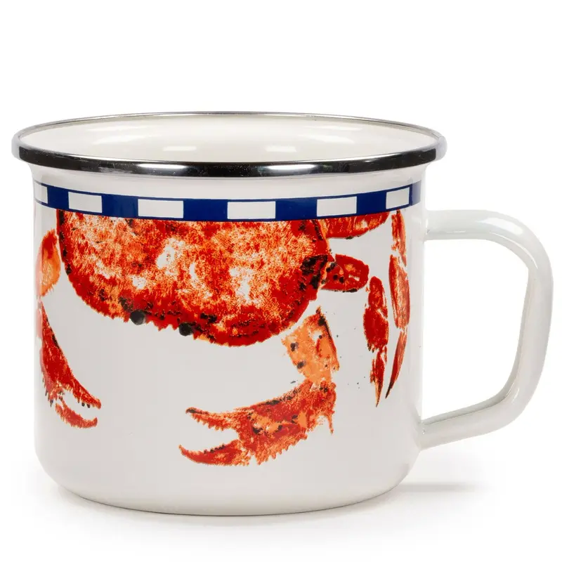 Golden Rabbit Crab House Grande Mugs – Oversized Ceramic Drinkware 1