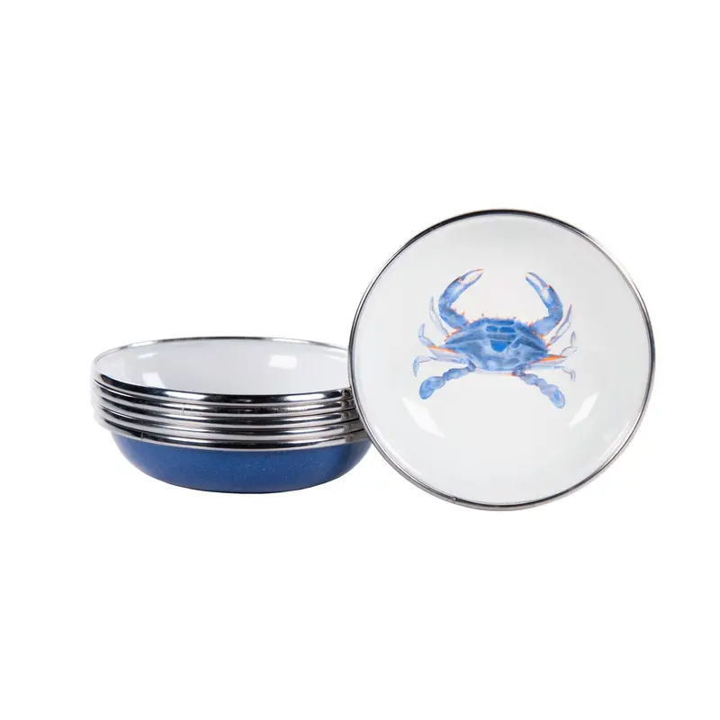 Golden Rabbit Home Blue Crab–Themed Tasting Dish Set 1