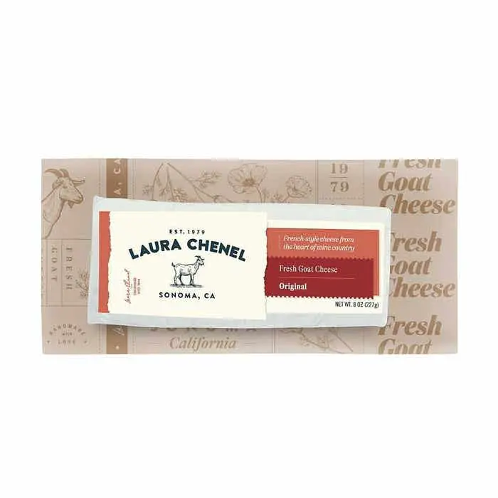 Gourmet Foods International Goat Cheese Log, Soft-Ripened 1