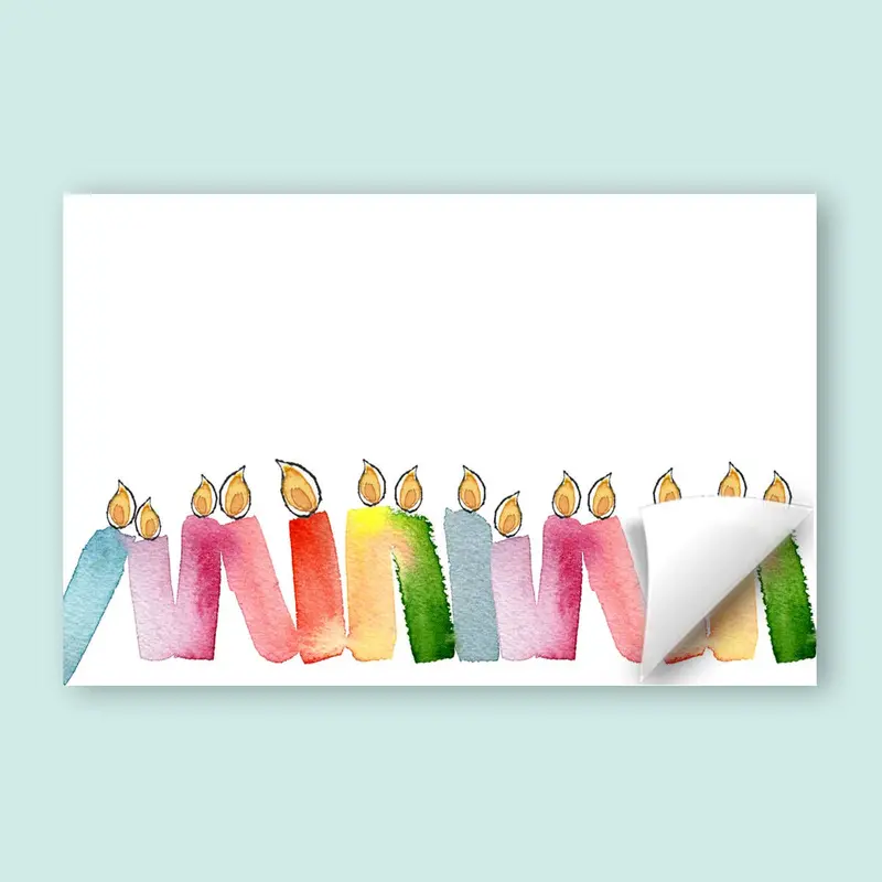 Grace Langdon Art Birthday Candle Placemat Pads 1