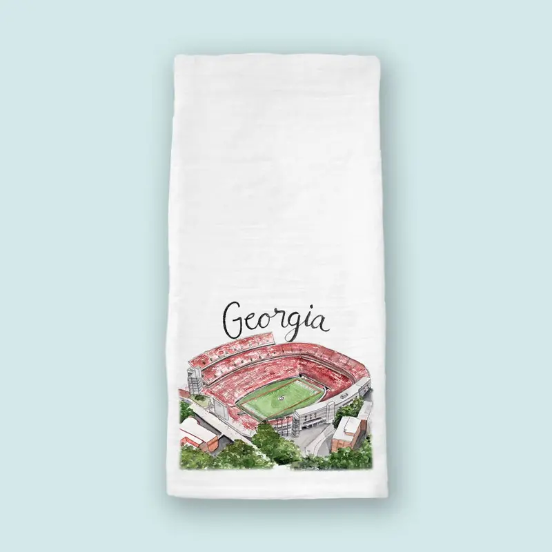 Grace Langdon Art Georgia State–Themed Tea Towel 1