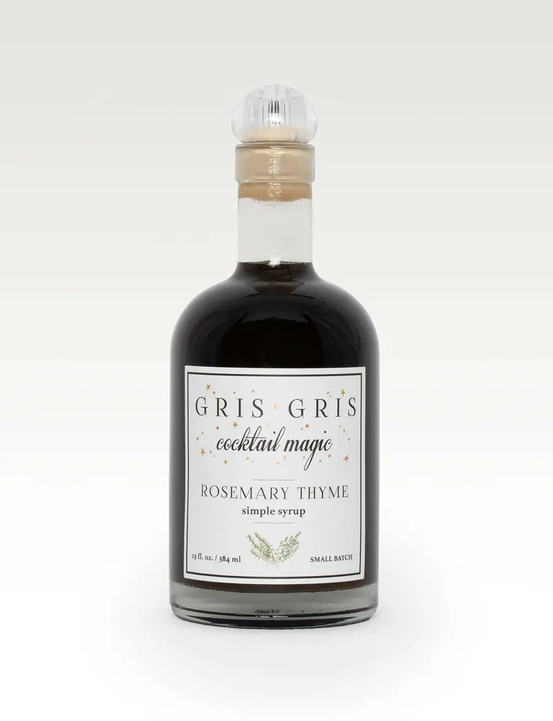 Gris Gris Rosemary-Thyme Simple Syrup – Artisan Crafted 1