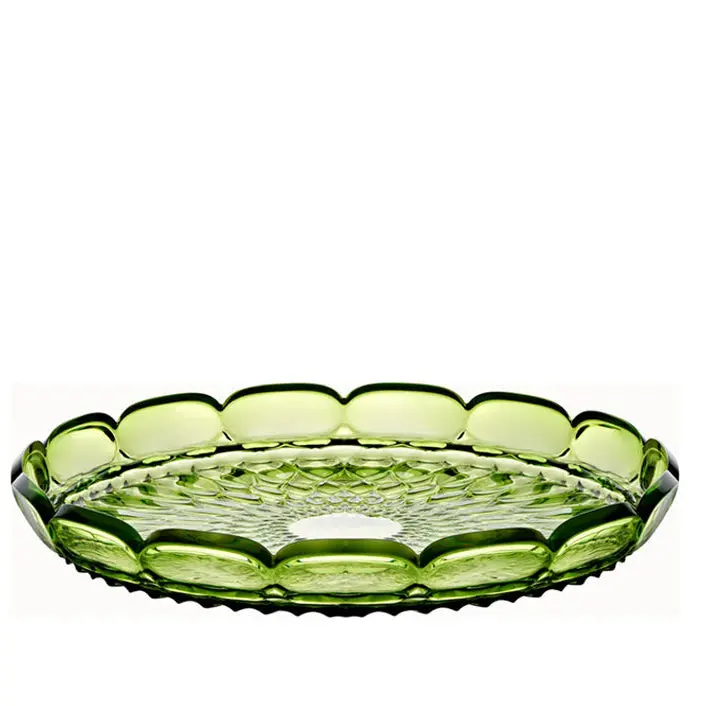 Guzzini Vanity Green Round Serving Tray 1