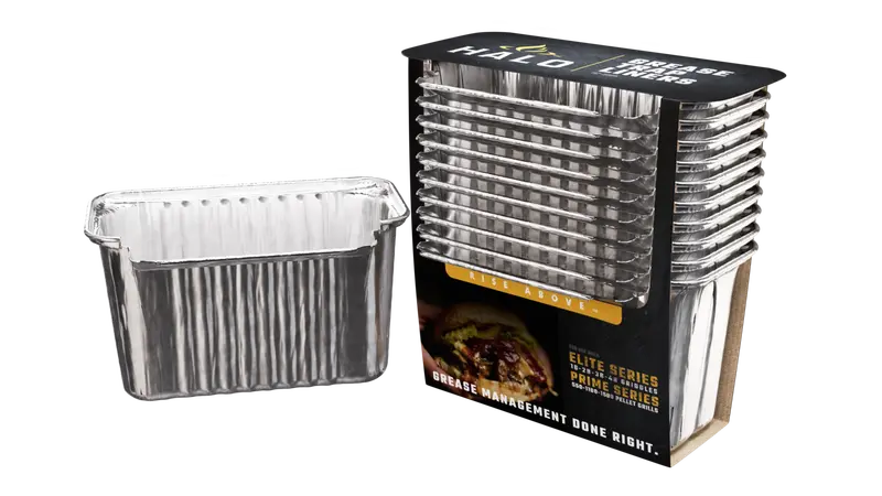 Halo Grease Container Foil Liners – Pack Of 10 Disposable Liners 1