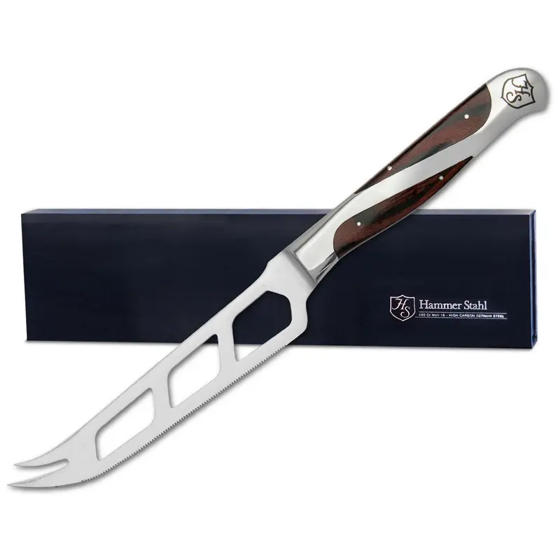 Hammer Stahl 5-Inch Cheese Knife – Dual-Edge Design For Soft & Hard Varieties 1