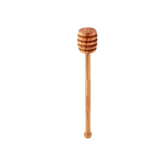 Handcrafted Olive Wood Honey Dipper By Eddington'S 1