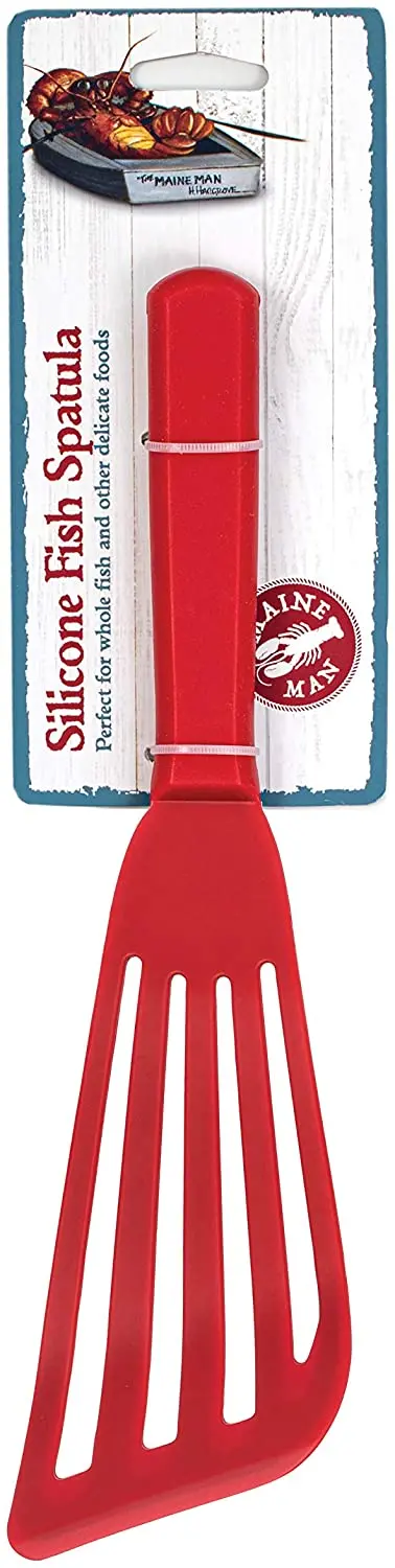 Harold Imports Maine Man Silicone Fish Spatula – Heat-Resistant, Non-Scratch Flipper 1