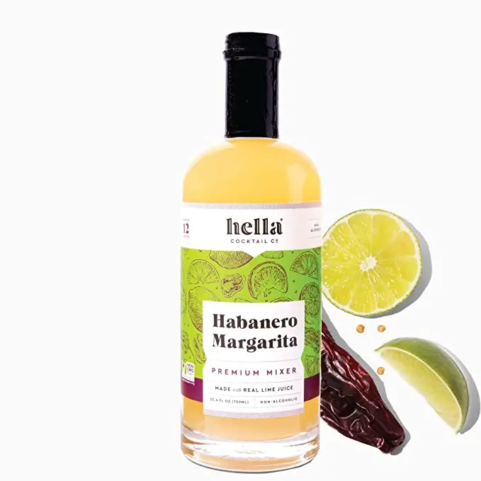 Hella Cocktail Co. Habanero Margarita Mixer – Premium Craft Blend 1