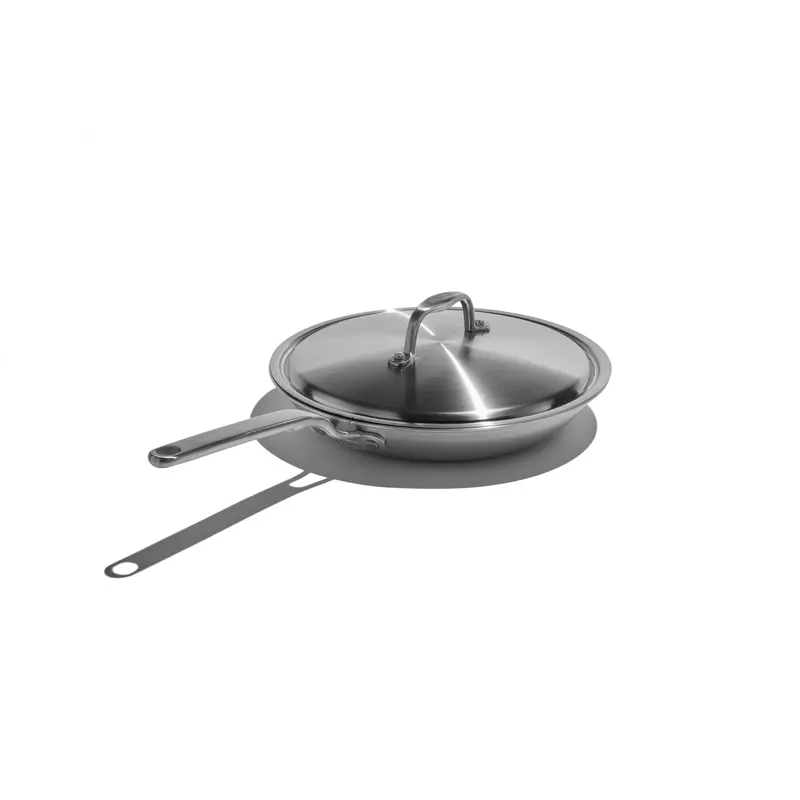 Heritage Steel Eater Series 10.5-Inch Nonstick Fry Pan With Lid 1
