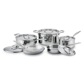 Heritage Steel Titanium Series 10-Piece Premium Cookware Set 1