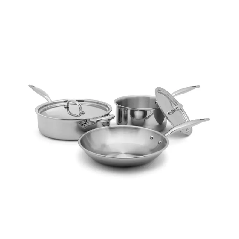 Heritage Steel Titanium Series 5-Piece Cookware Essentials Set 1