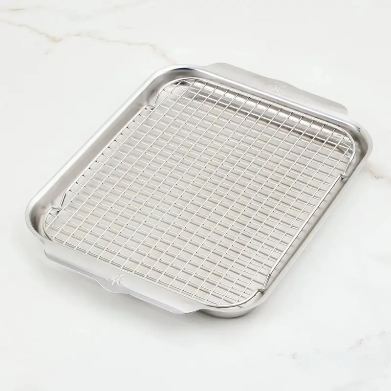 Hestan Ovenbond Tri-Ply Medium Sheet Pan With Integrated Rack 1