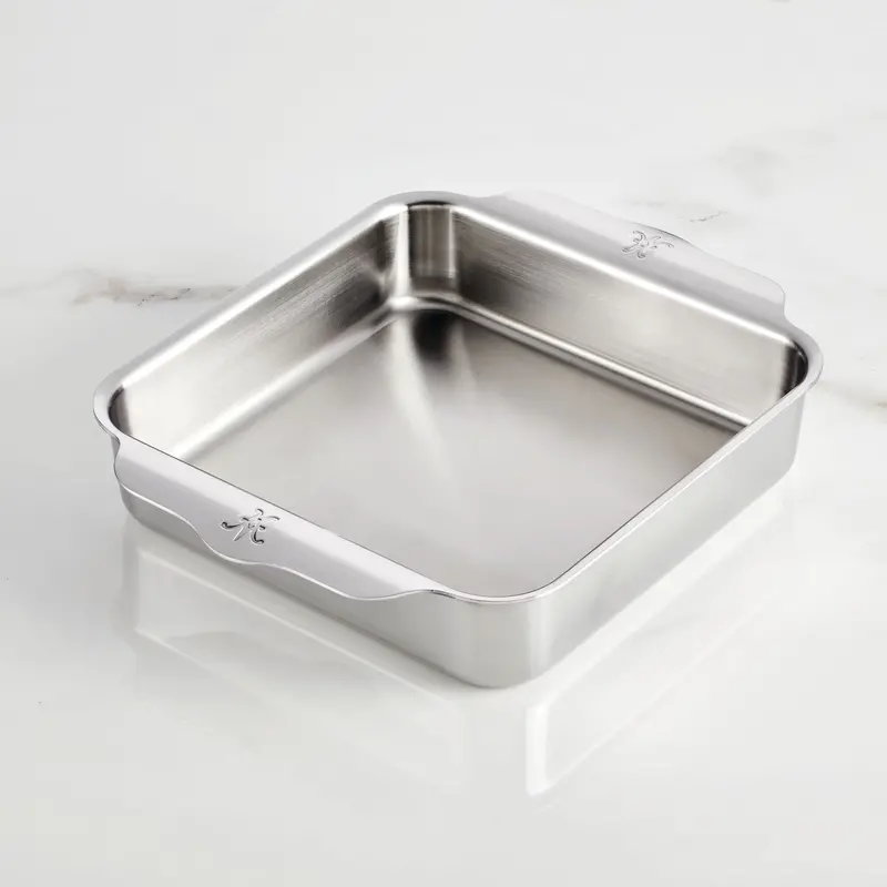 Hestan Ovenbond Tri-Ply Square Baker – Even-Heat Roasting & Baking Dish 1