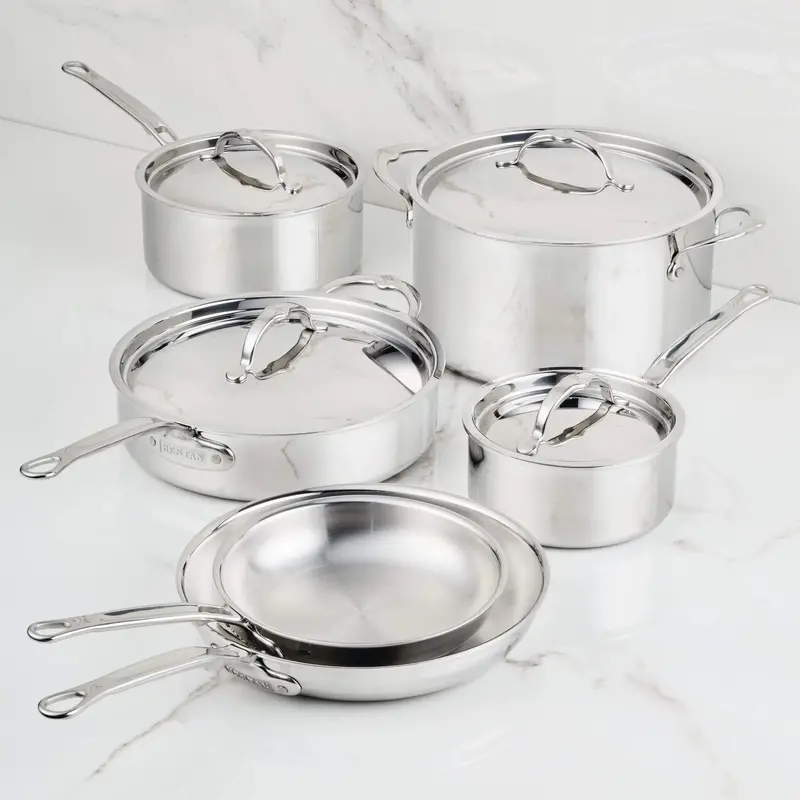 Hestan Probond Luxe 10-Piece Ultimate Stainless Steel Cookware Set 1