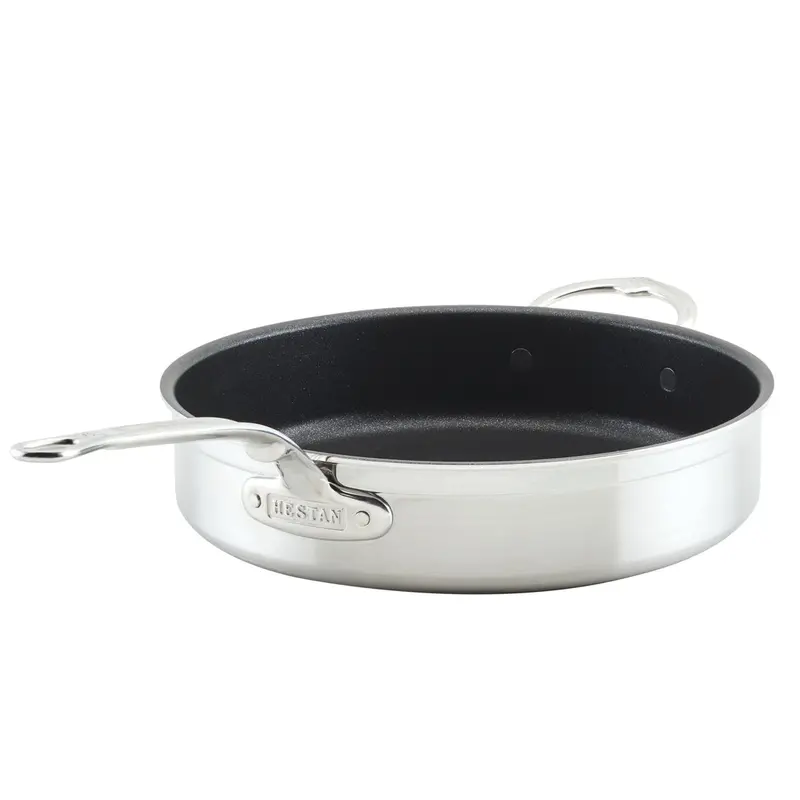 Hestan Probond Titum® Nonstick Sauté Pan With Lid – 5-Quart Tri-Ply Stainless Steel 1