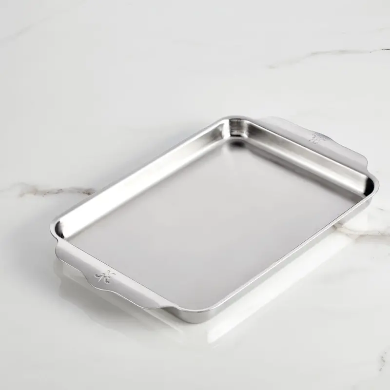 Hestan Provisions Tri-Ply Quarter Sheet Pan – Oven-Safe Stainless Steel 1