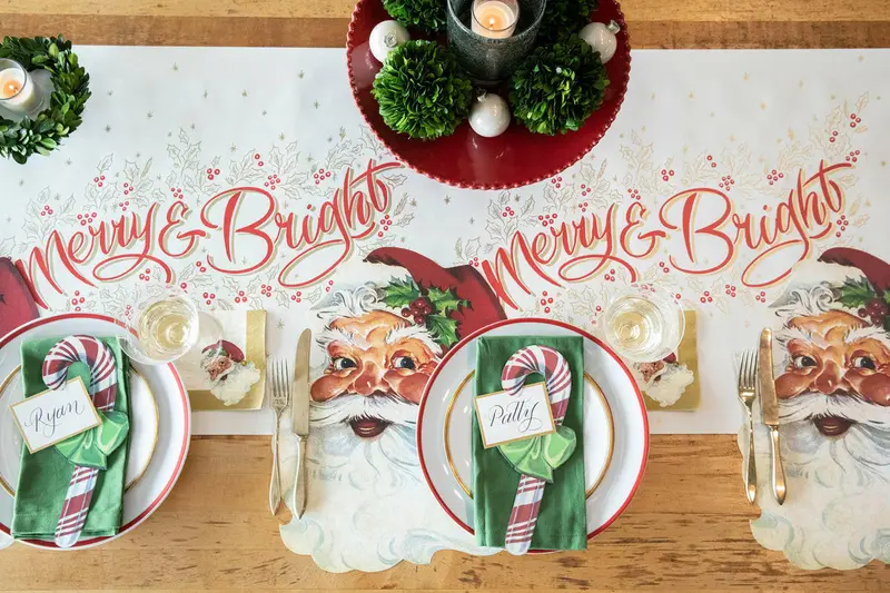 Hester & Cook Festive Guest Napkins – Santa Collection 1
