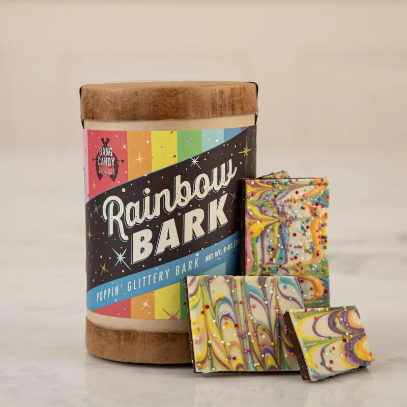 Hester & Cook Rainbow Bark Decorative Serving Board 1
