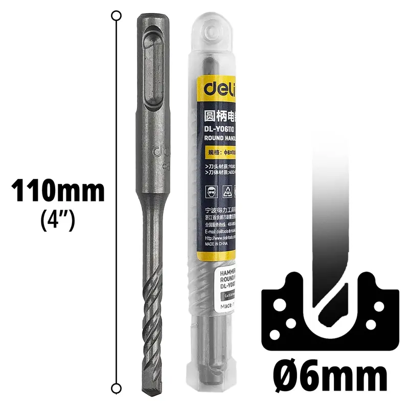 High-Speed Steel Twist Drill Bit (6 Mm Diameter) 1