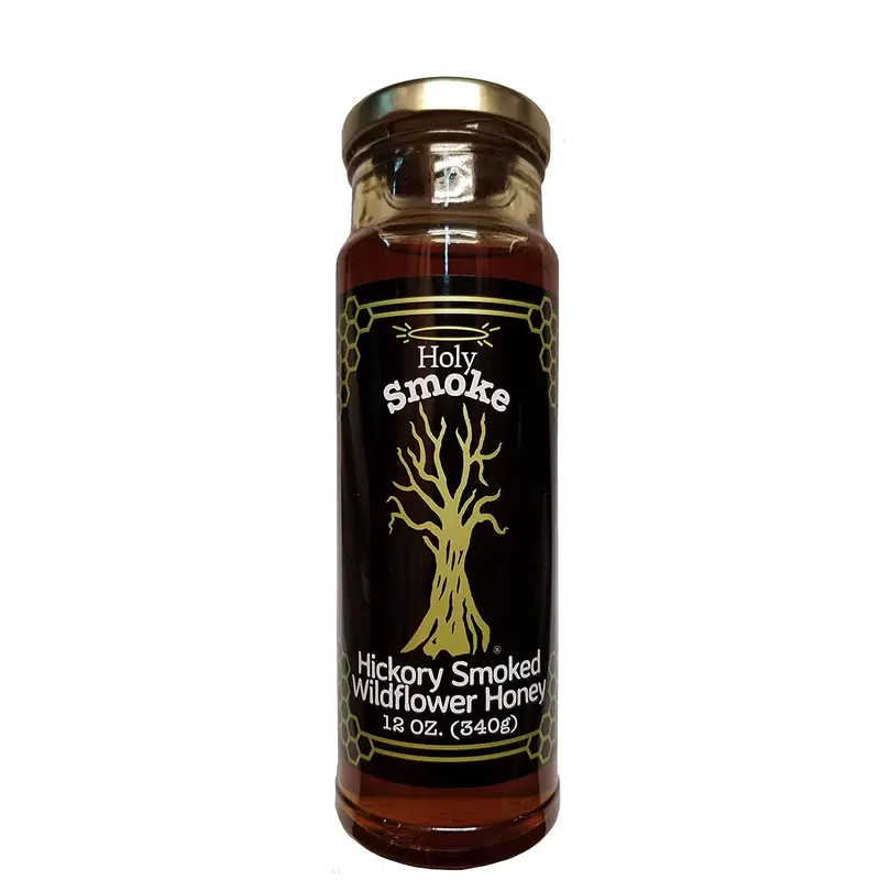 Holy Smoke Hickory-Smoked Wildflower Honey – Artisanal Gourmet Honey 1